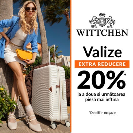Reducere 20% la valizele Wittchen