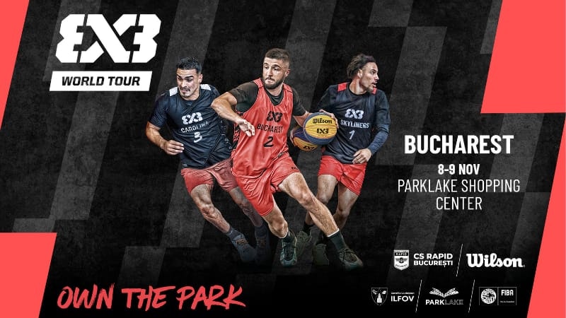 FIBA 3×3 World Tour Returns to Romania: November 8–9 at ParkLake