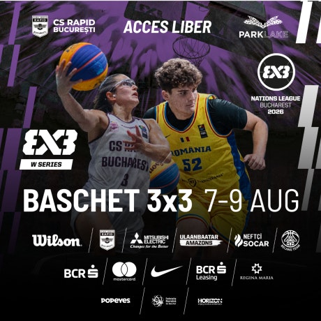 FIBA 3×3 Women’s Series & Youth Nations League Bucharest 7 – 9 august 2026