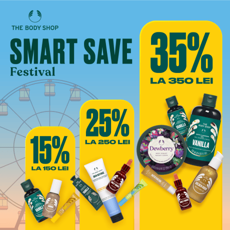 Festivalul reducerilor la The Body Shop